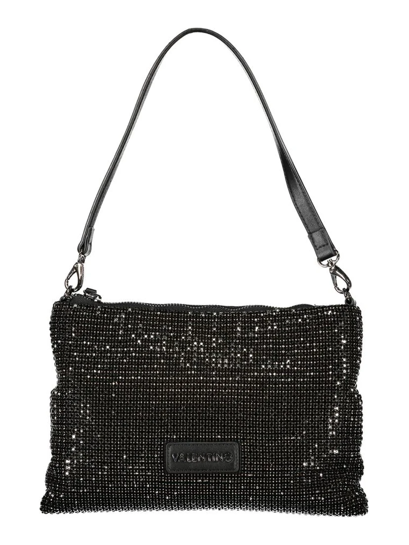 Black Polyester Handbag