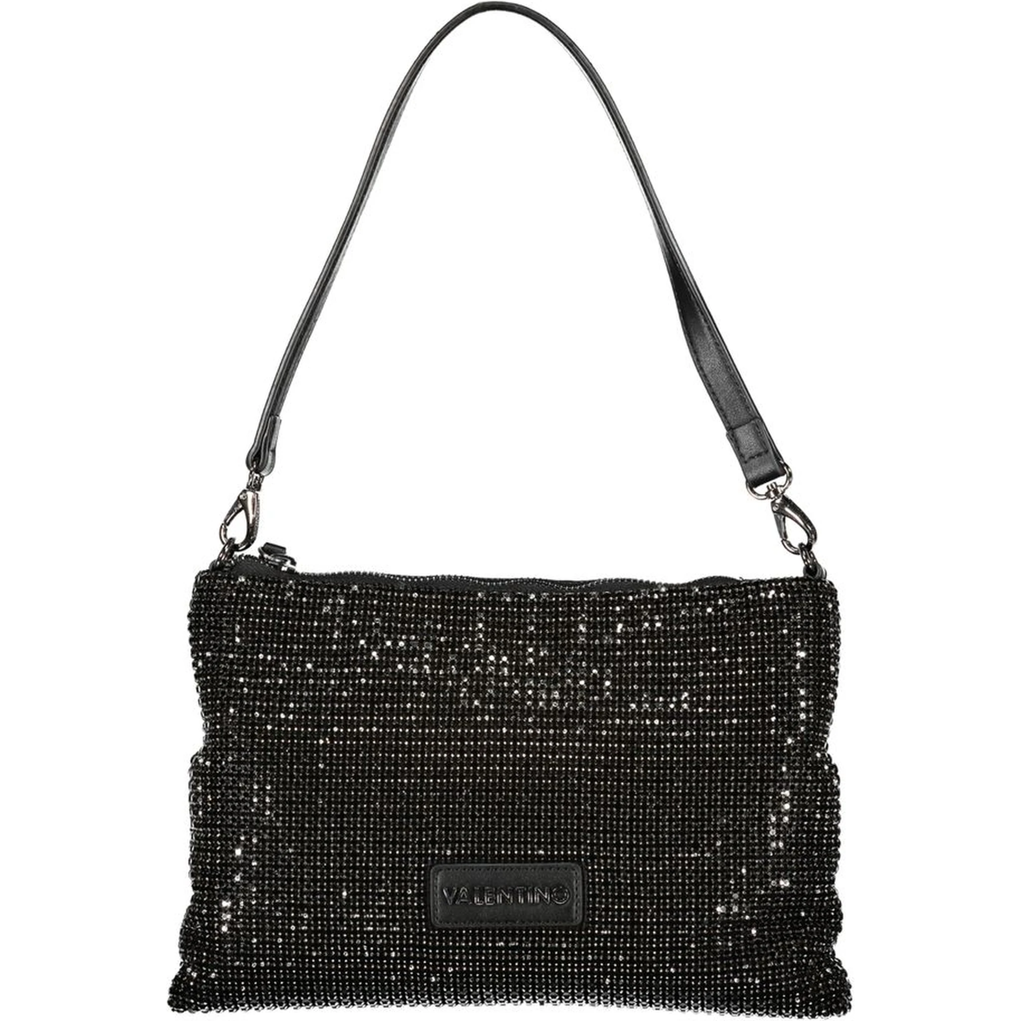 Black Polyester Handbag