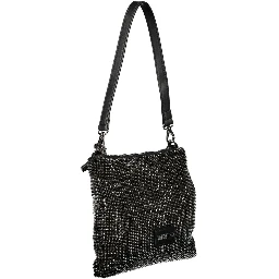 Black Polyester Handbag