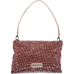 Pink Polyester Handbag