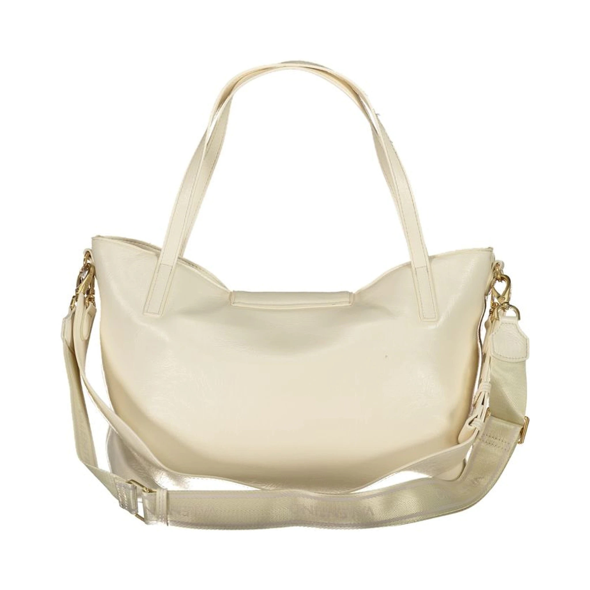 Beige Polyethylene Handbag