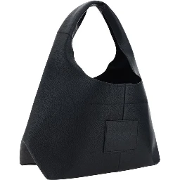 Black Calf Leather Bos Taurus Shoulder Bag