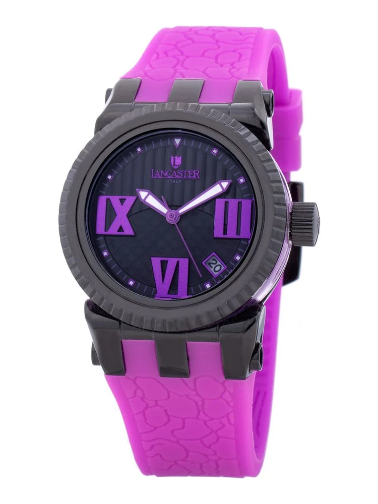 Purple Synthetic Bracelet Watch