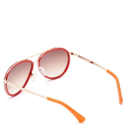 Red Metal Sunglasses