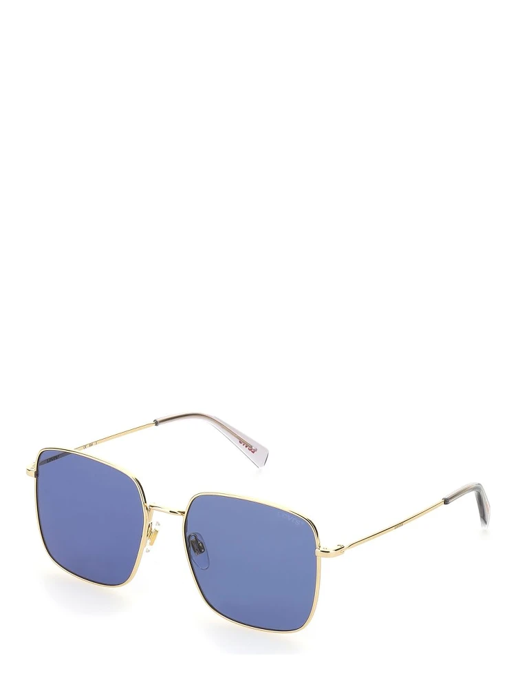 Bicolor Metal Sunglasses