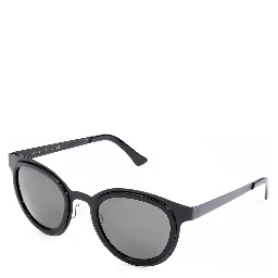 Black Stainless Steel Sunglasses
