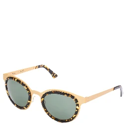 Gold Stainless Steel Sunglasses