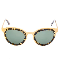 Gold Stainless Steel Sunglasses