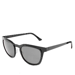 Black Stainless Steel Sunglasses