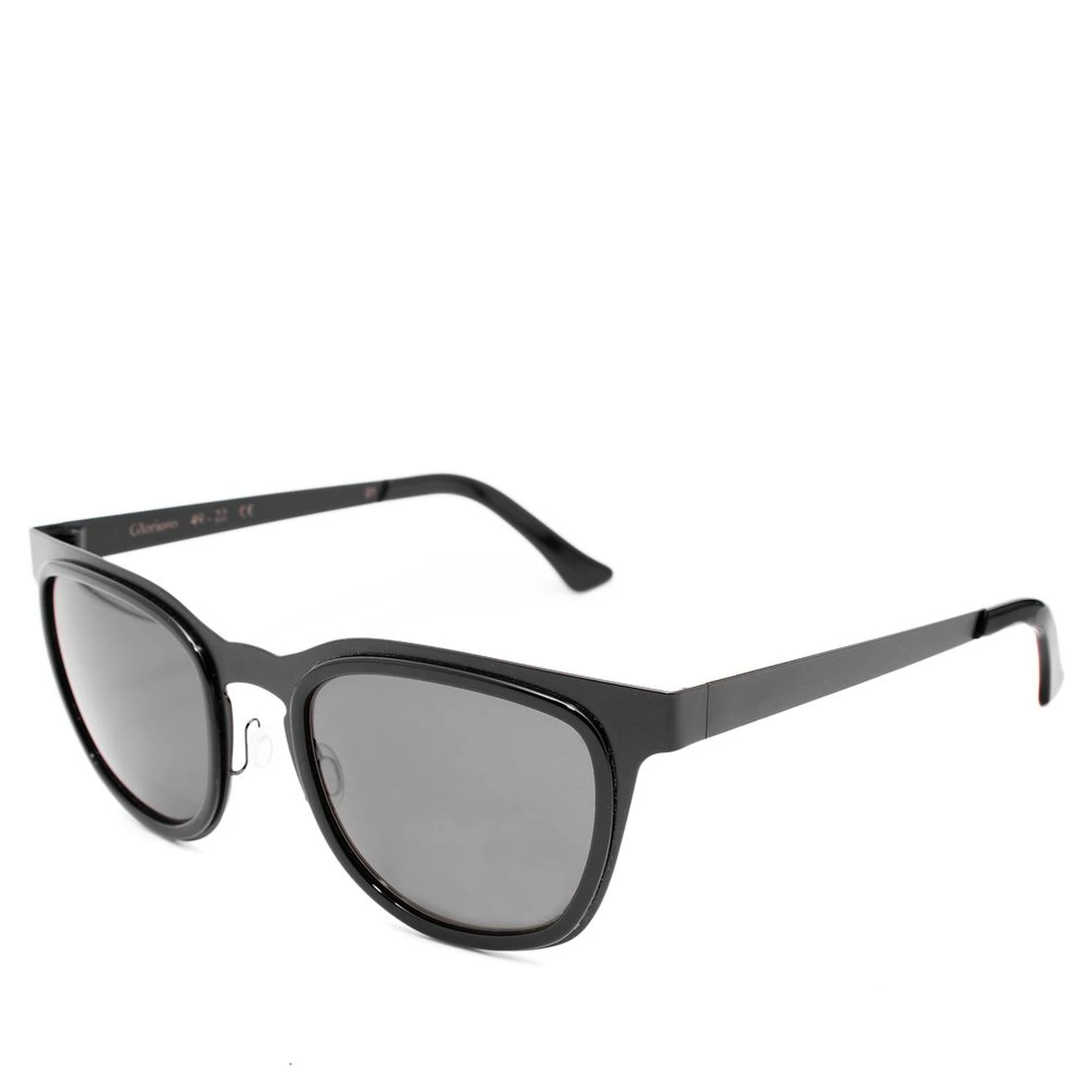 Black Stainless Steel Sunglasses