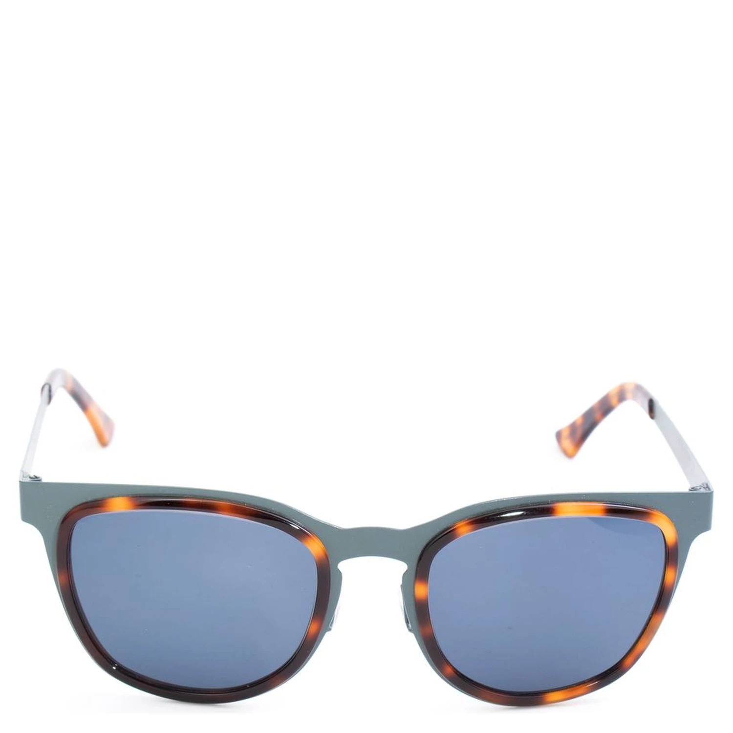 Blue Stainless Steel Sunglasses