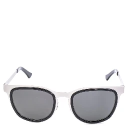 Gray Stainless Steel Sunglasses