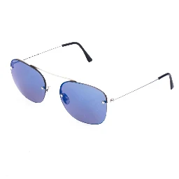 Silver Stainless Steel Sunglasses
