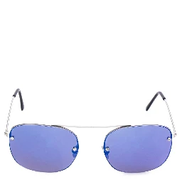 Silver Stainless Steel Sunglasses