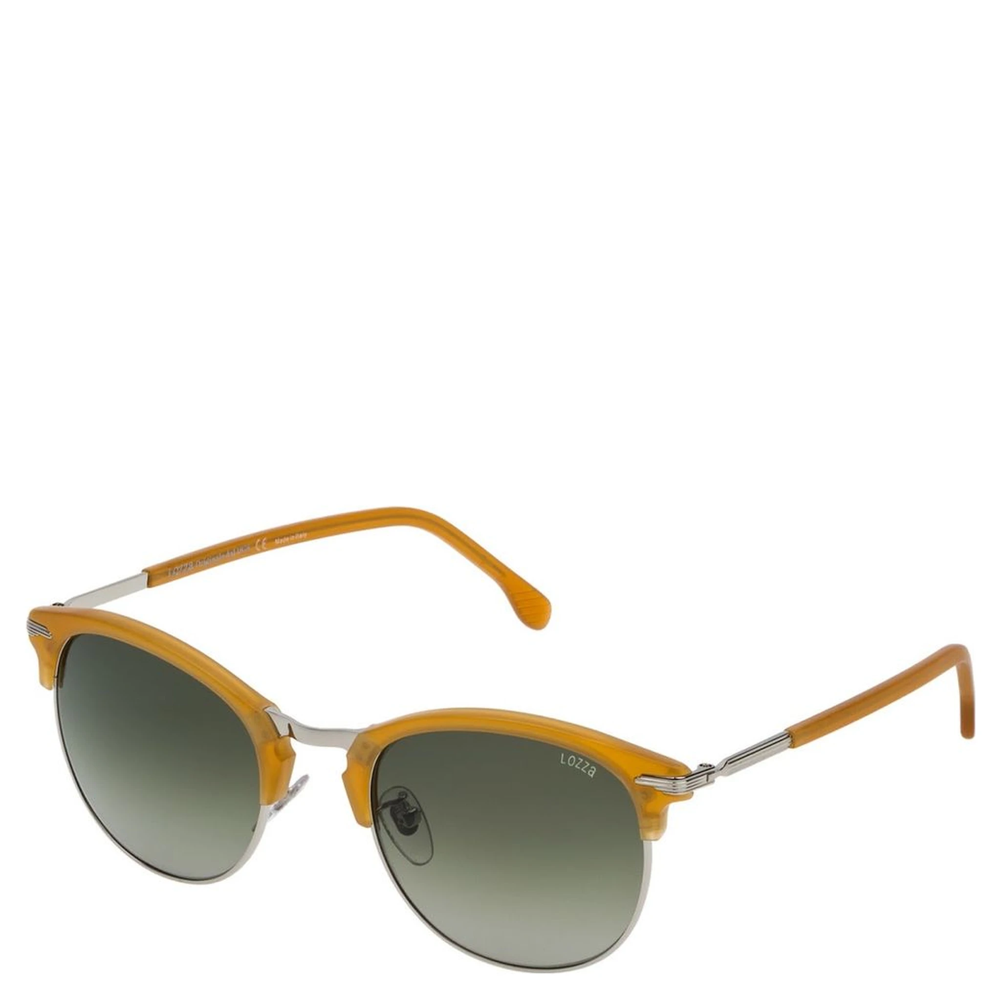 Brown Metal Sunglasses