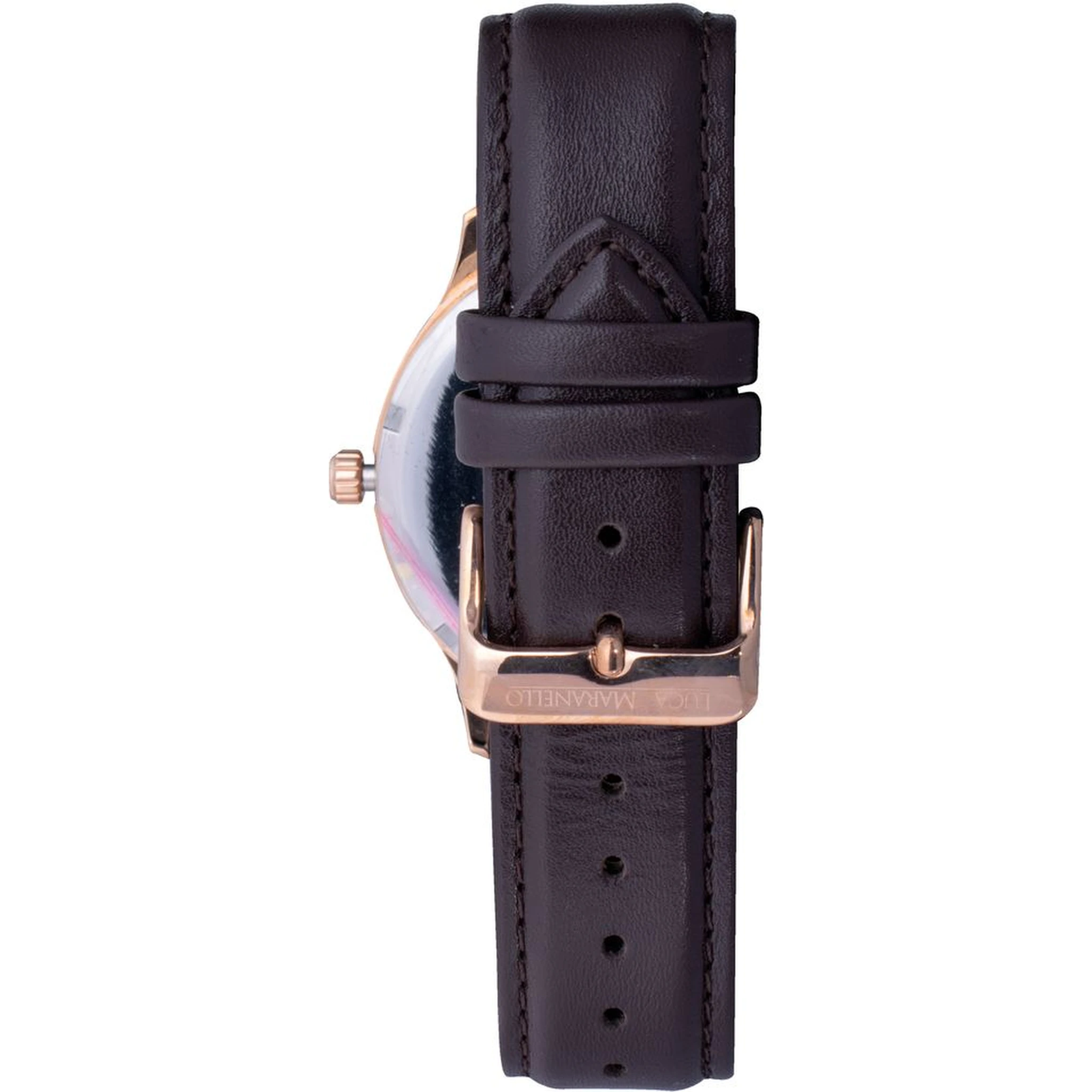 Brown Leather Dress Watch