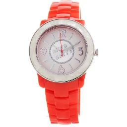 Red Polyethylene Dress Watch