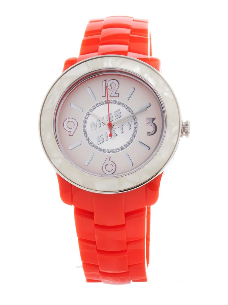 Red Polyethylene Dress Watch