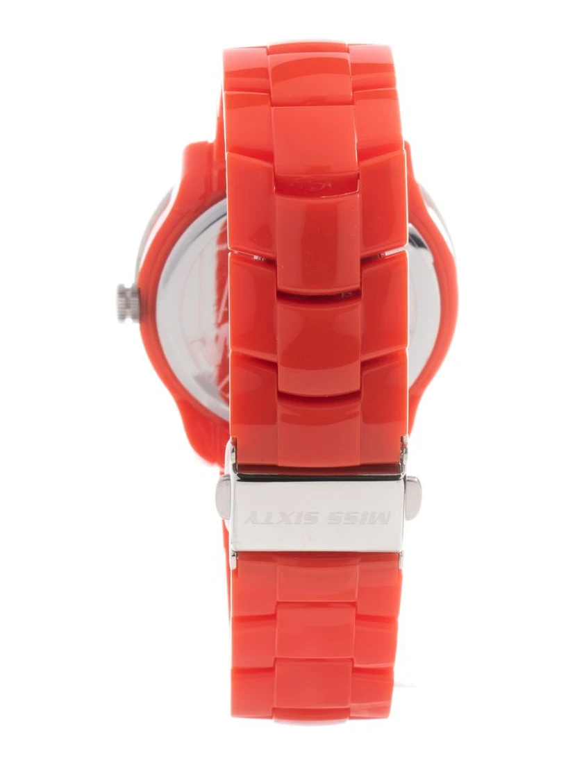 Red Polyethylene Dress Watch