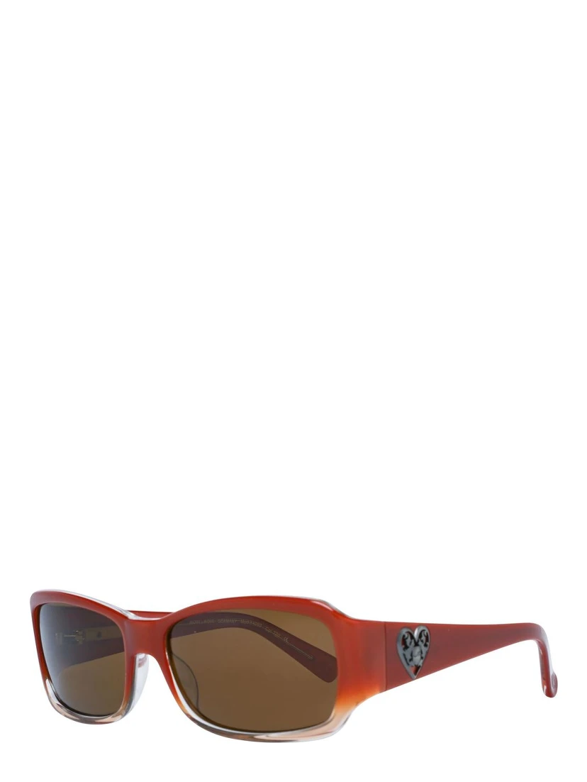 Orange Plastic Sunglasses