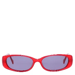 Red Plastic Sunglasses