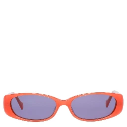 Orange Plastic Sunglasses