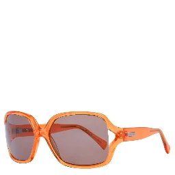 Orange Plastic Sunglasses