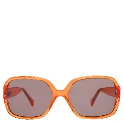 Orange Plastic Sunglasses