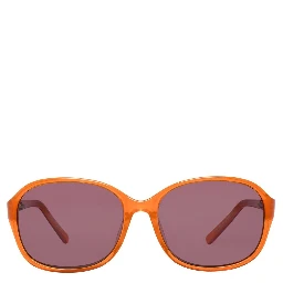 Orange Plastic Sunglasses