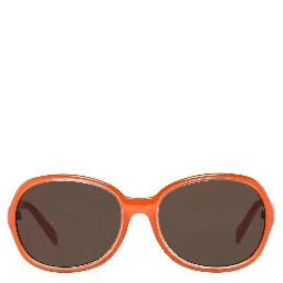Orange Plastic Sunglasses