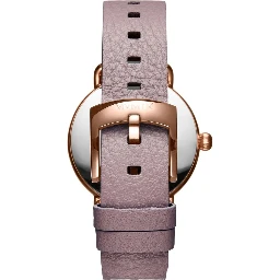 Purple Leather Dress Watch