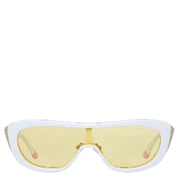 White Plastic Sunglasses
