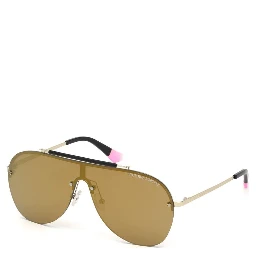Rose Gold Metal Sunglasses