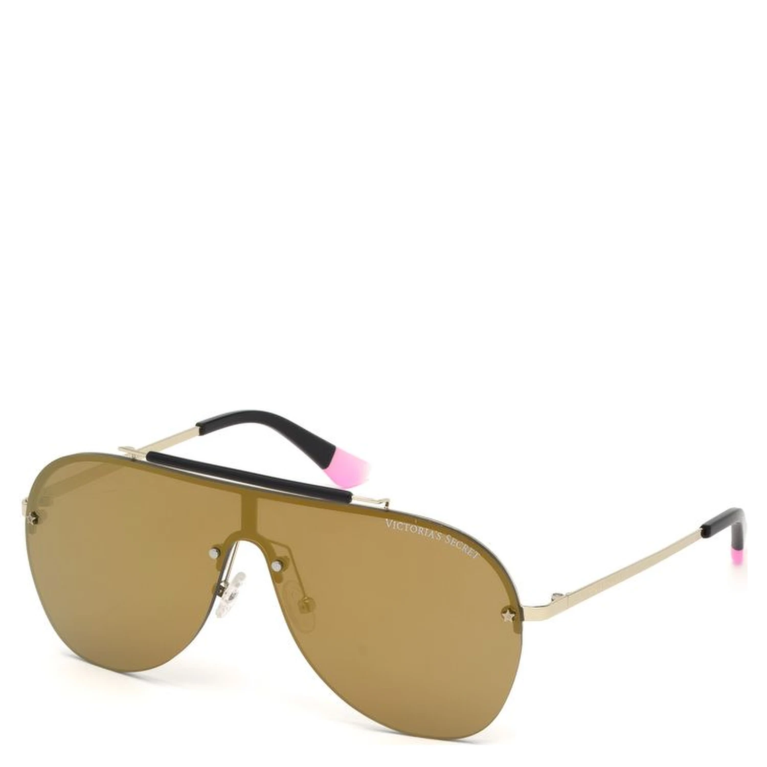 Rose Gold Metal Sunglasses