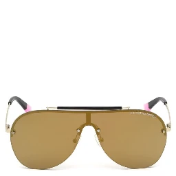 Rose Gold Metal Sunglasses