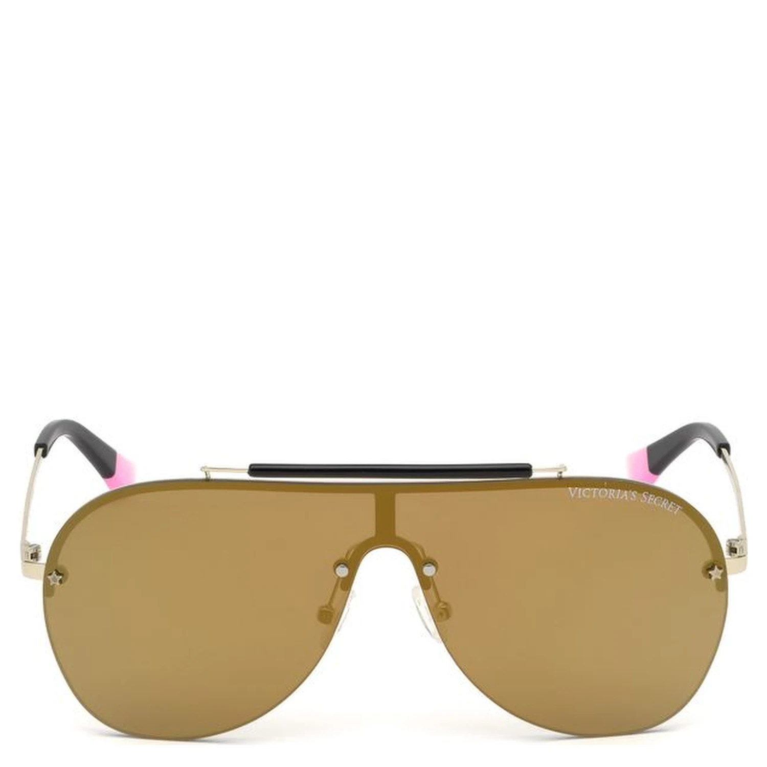 Rose Gold Metal Sunglasses