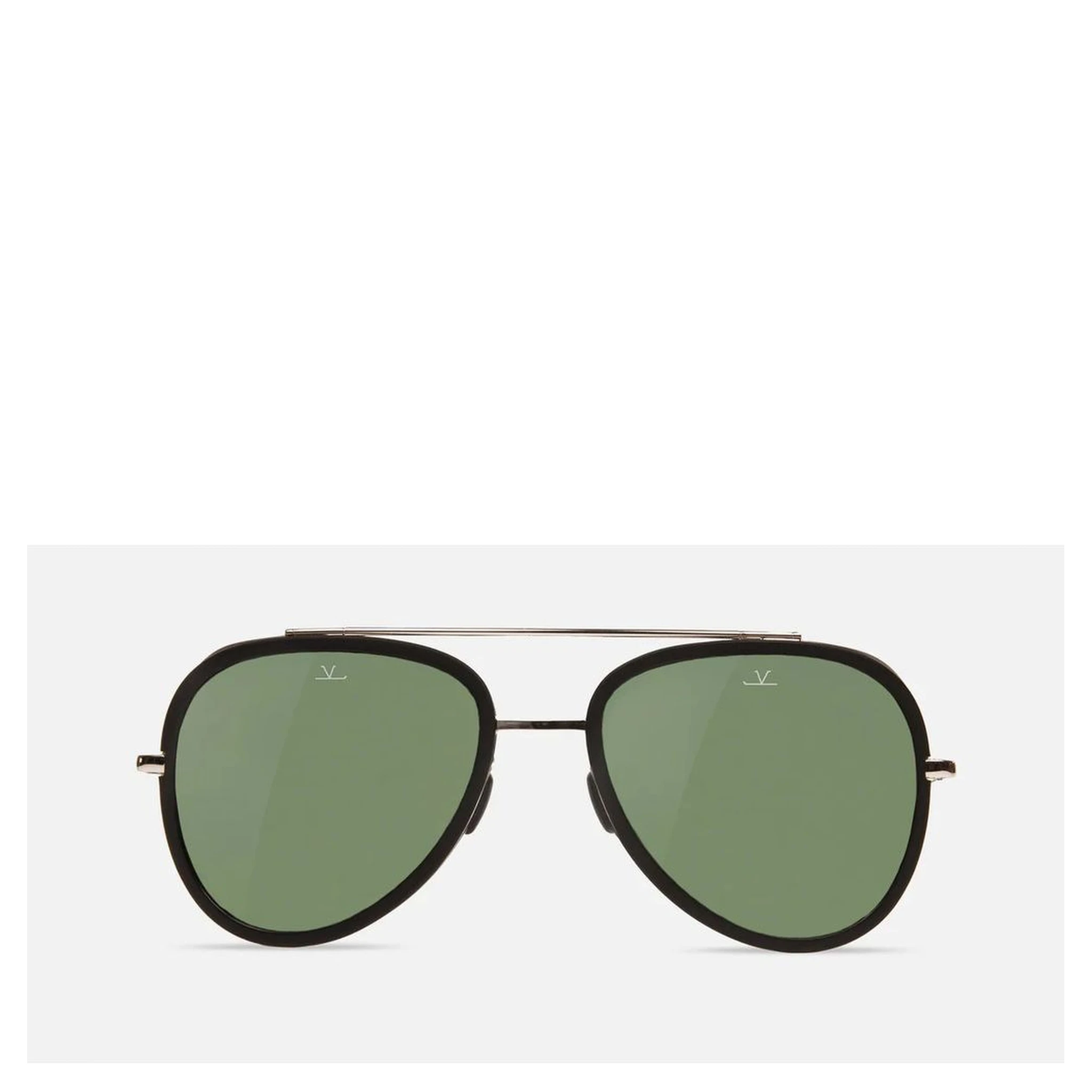 Black Stainless Steel Sunglasses