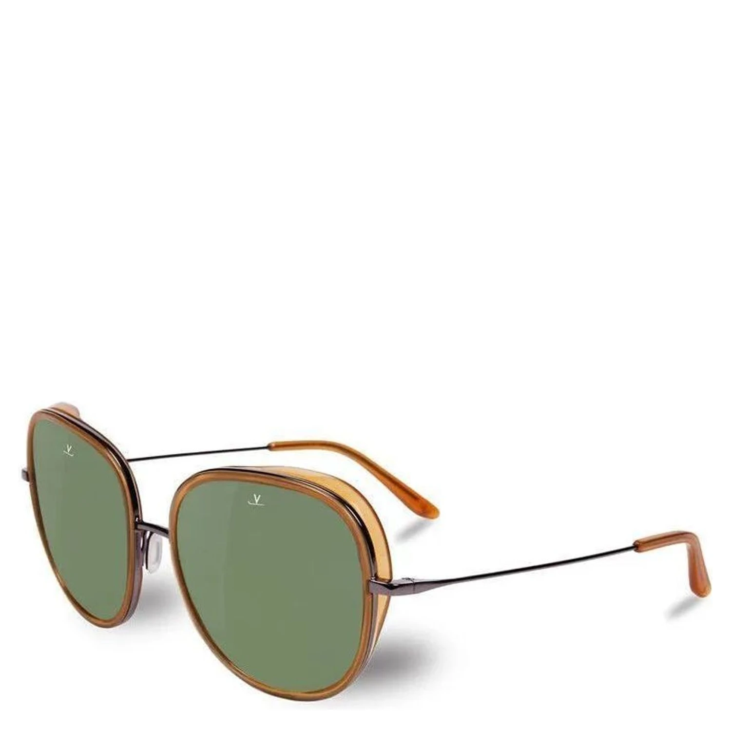 Gray Stainless Steel Sunglasses