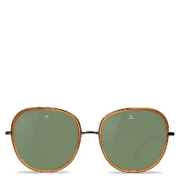 Gray Stainless Steel Sunglasses