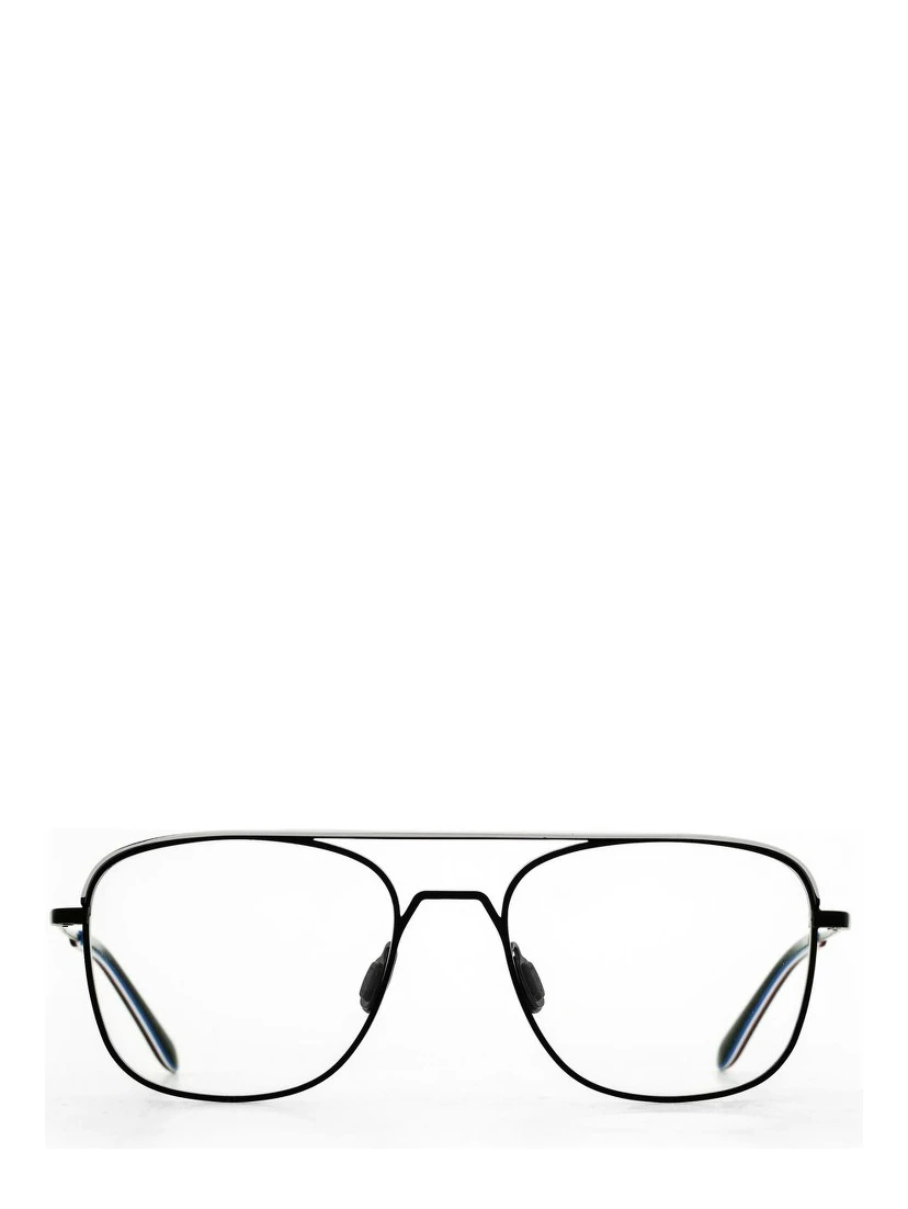 Black Stainless Steel Glasses (Frames)