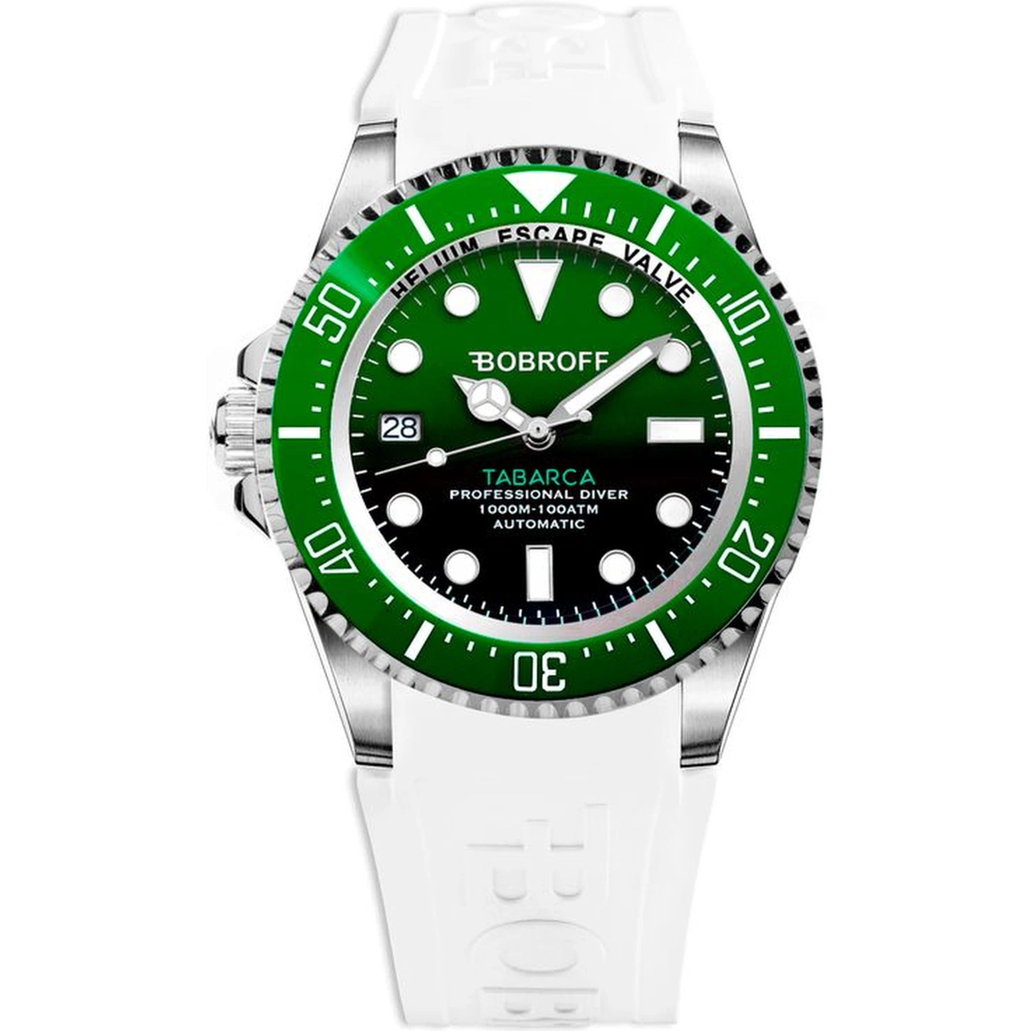 White Rubber Sport Watch