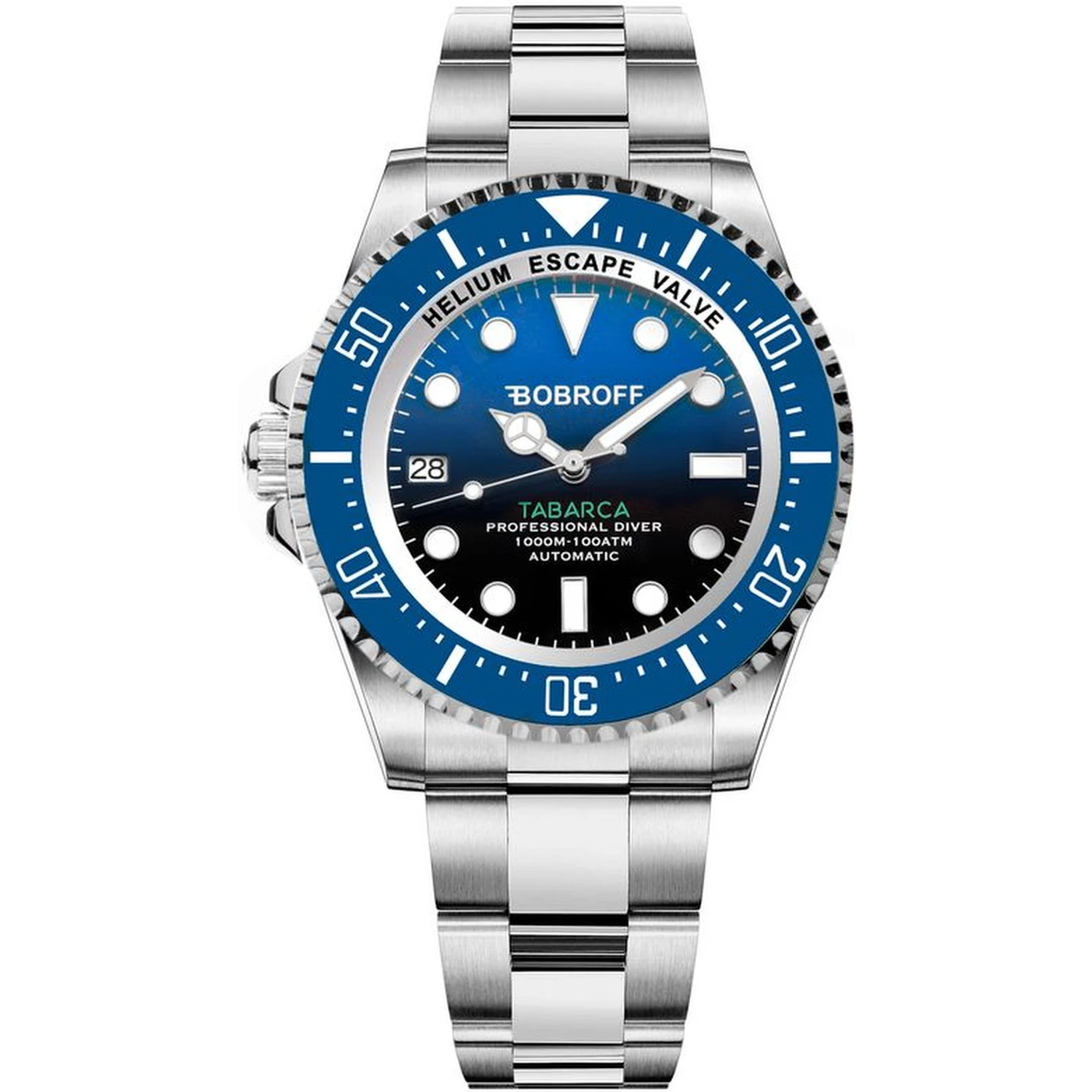 Silver Stainless Steel Sport Watch