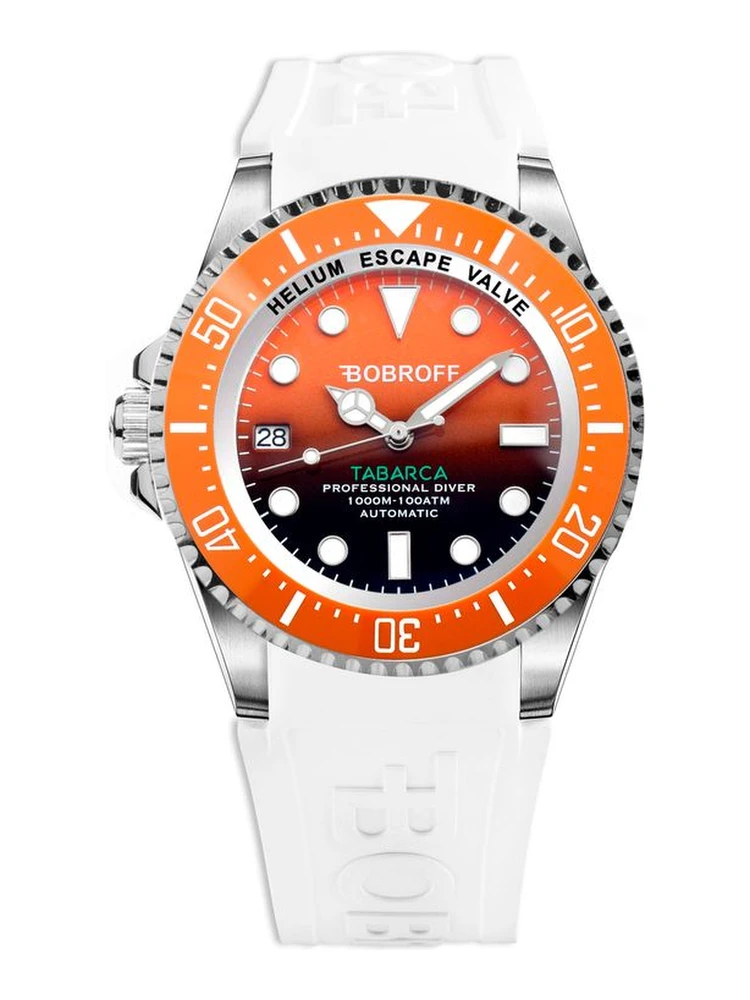 White Rubber Sport Watch
