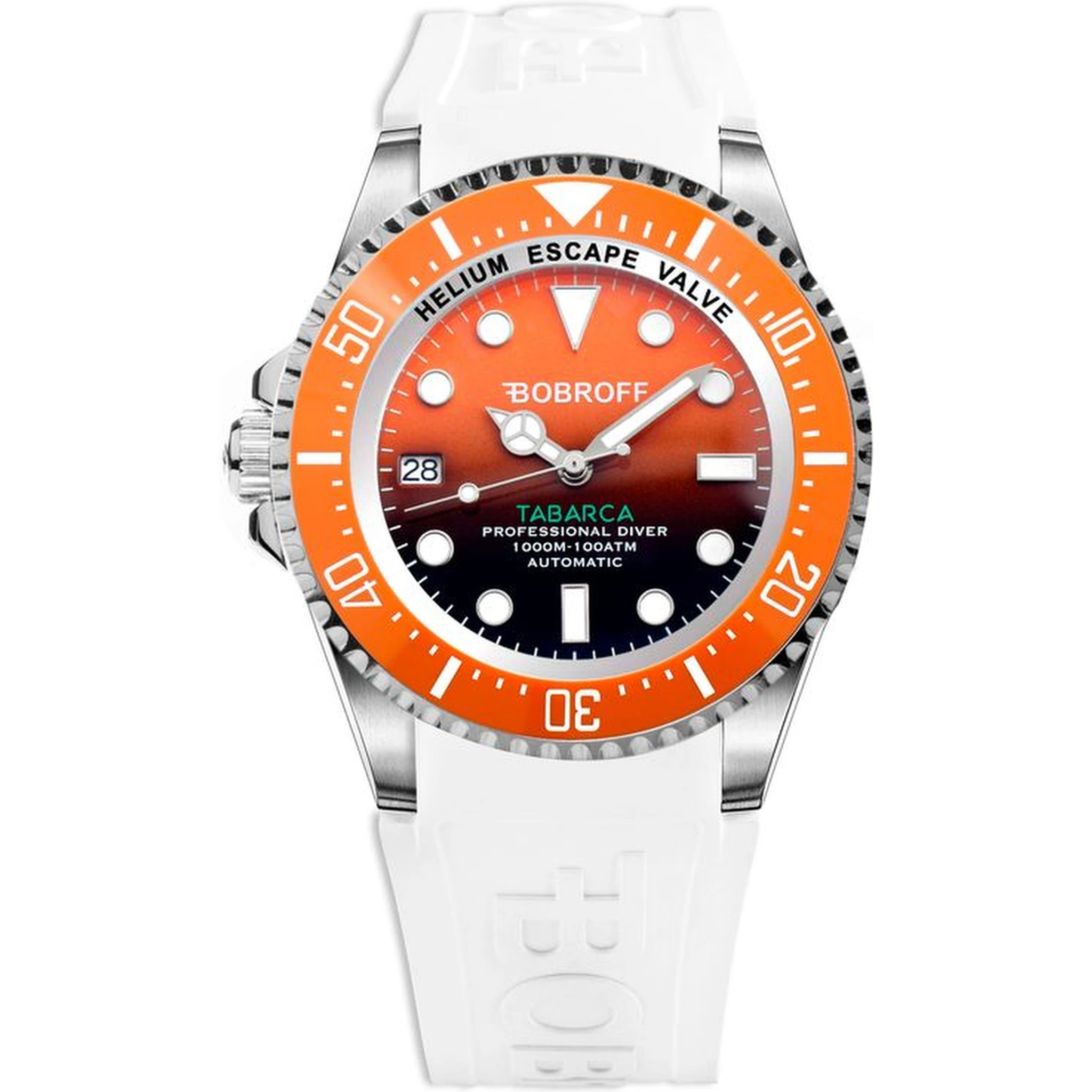 White Rubber Sport Watch