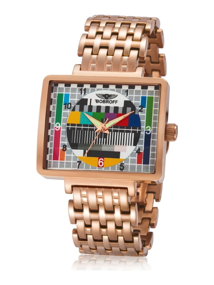 Bronze Stainless Steel Dress Watch