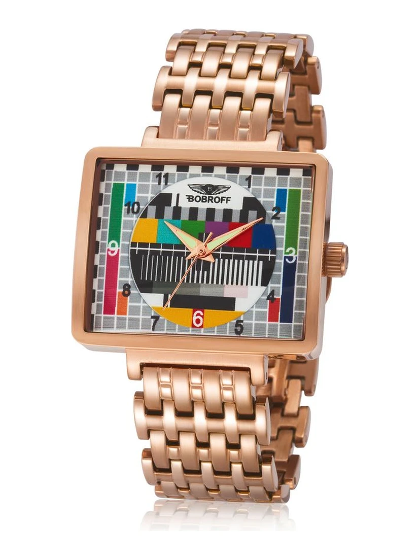 Bronze Stainless Steel Dress Watch