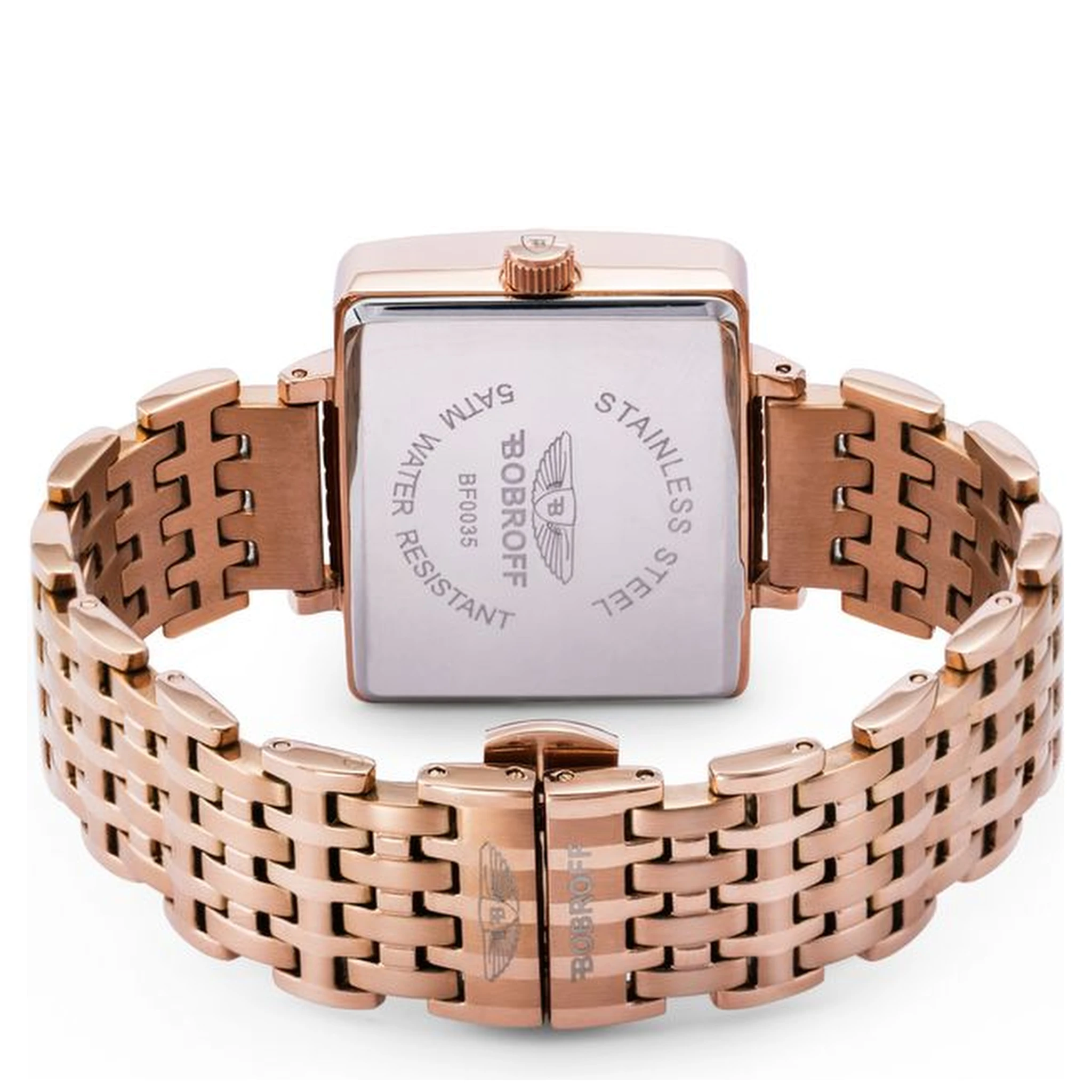Bronze Stainless Steel Dress Watch