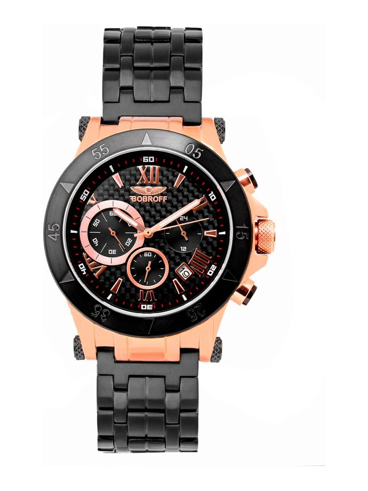 Black Stainless Steel Bracelet Watch