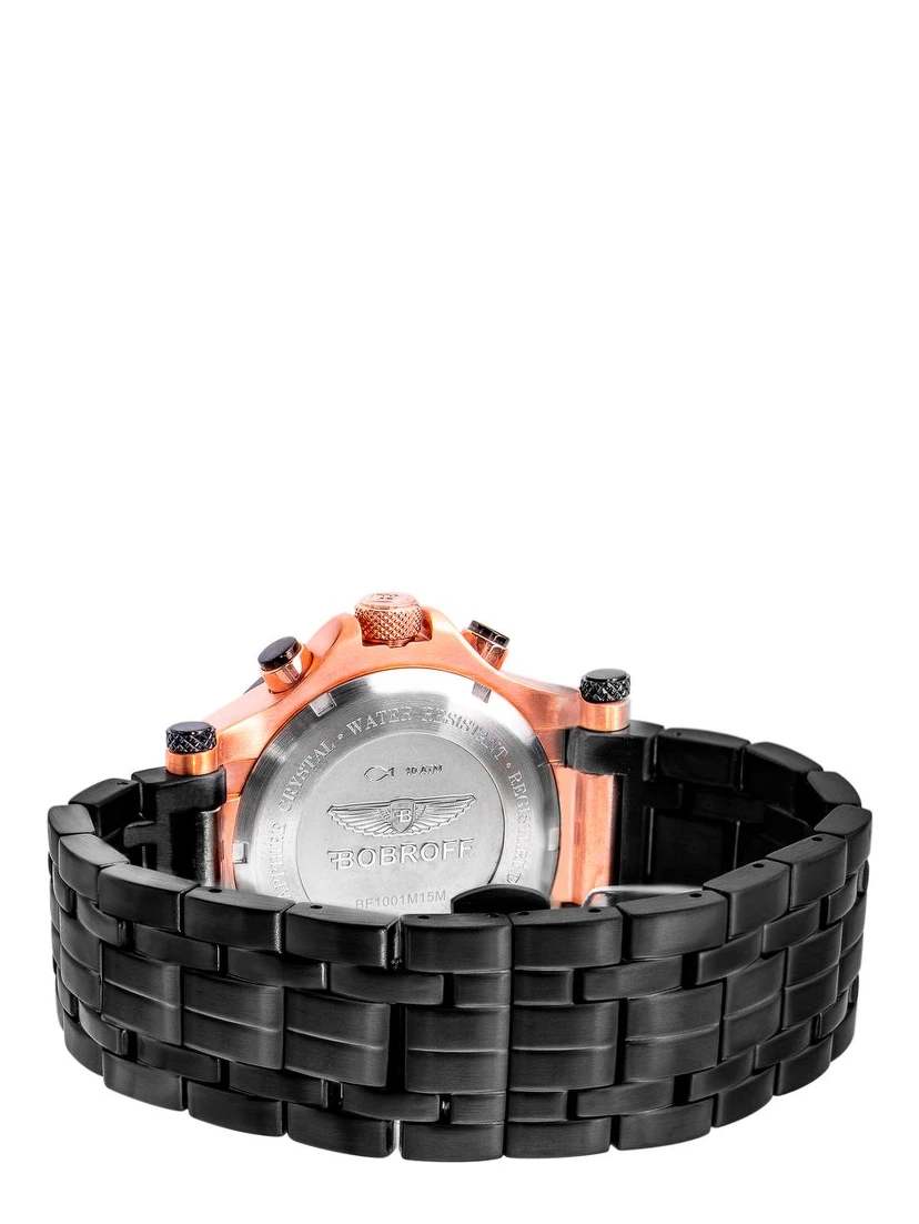 Black Stainless Steel Bracelet Watch