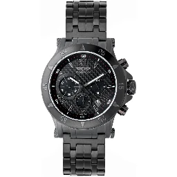 Black Stainless Steel Dress Watch